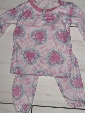 Esme Tie Dye Heart Pajamas